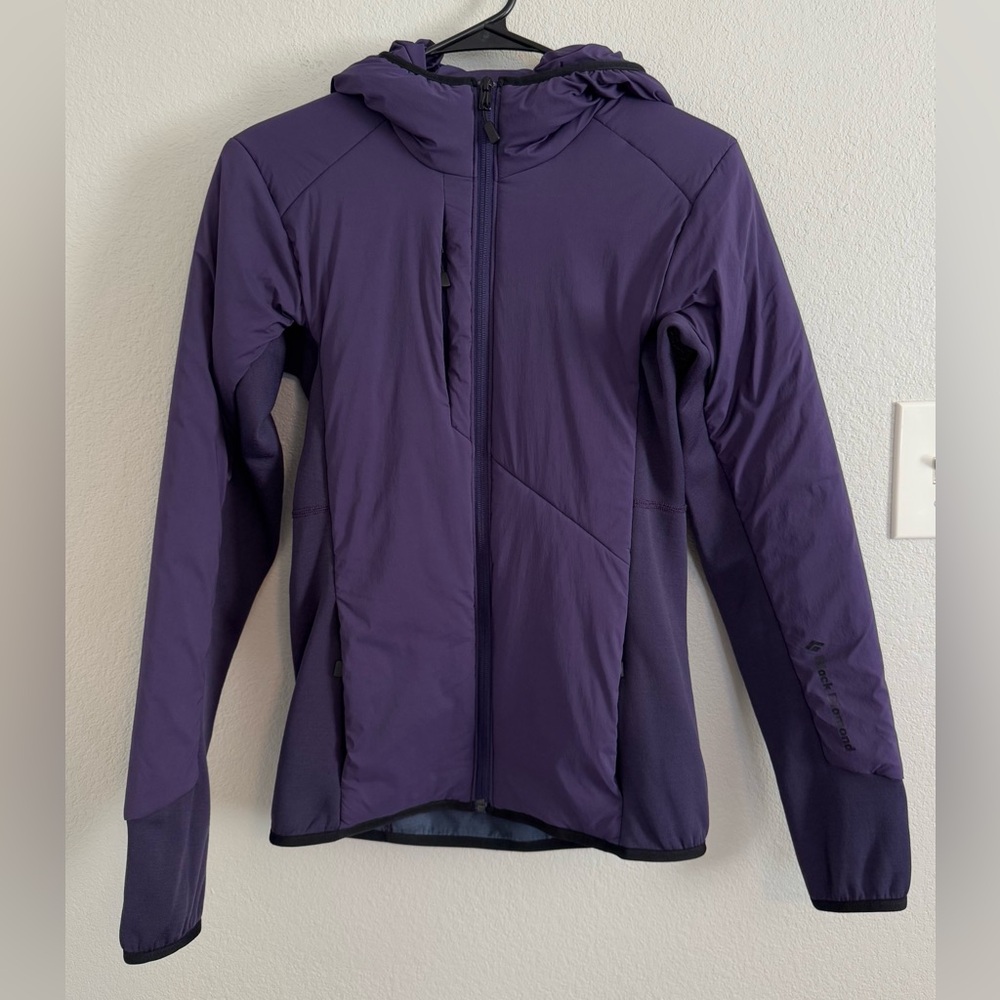 Black Diamond Women’s Deployment Hybrid Hoody Full Zip Purple